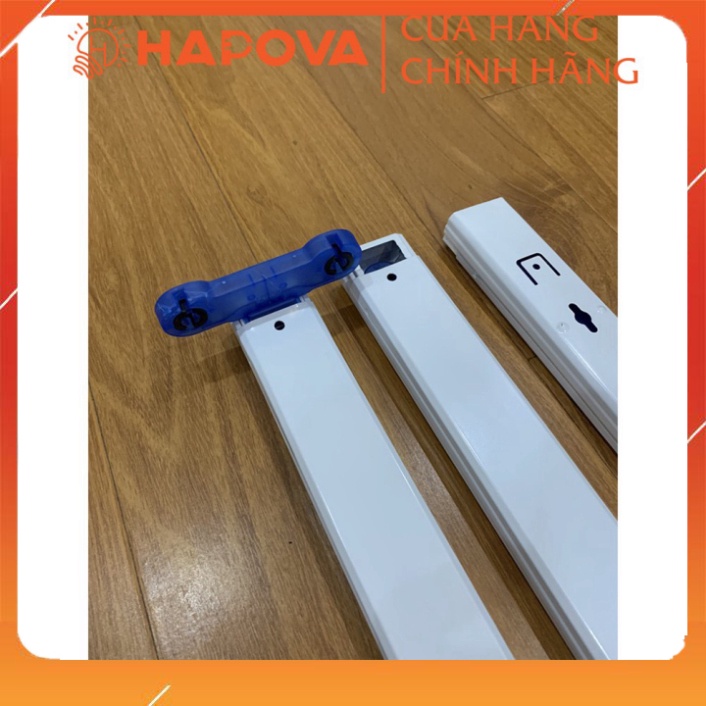 Máng đèn tuýp led đơn, máng tuýp đôi T8 loại thép dày 1.5mm rộng 4cm HAPOVA TP 4016