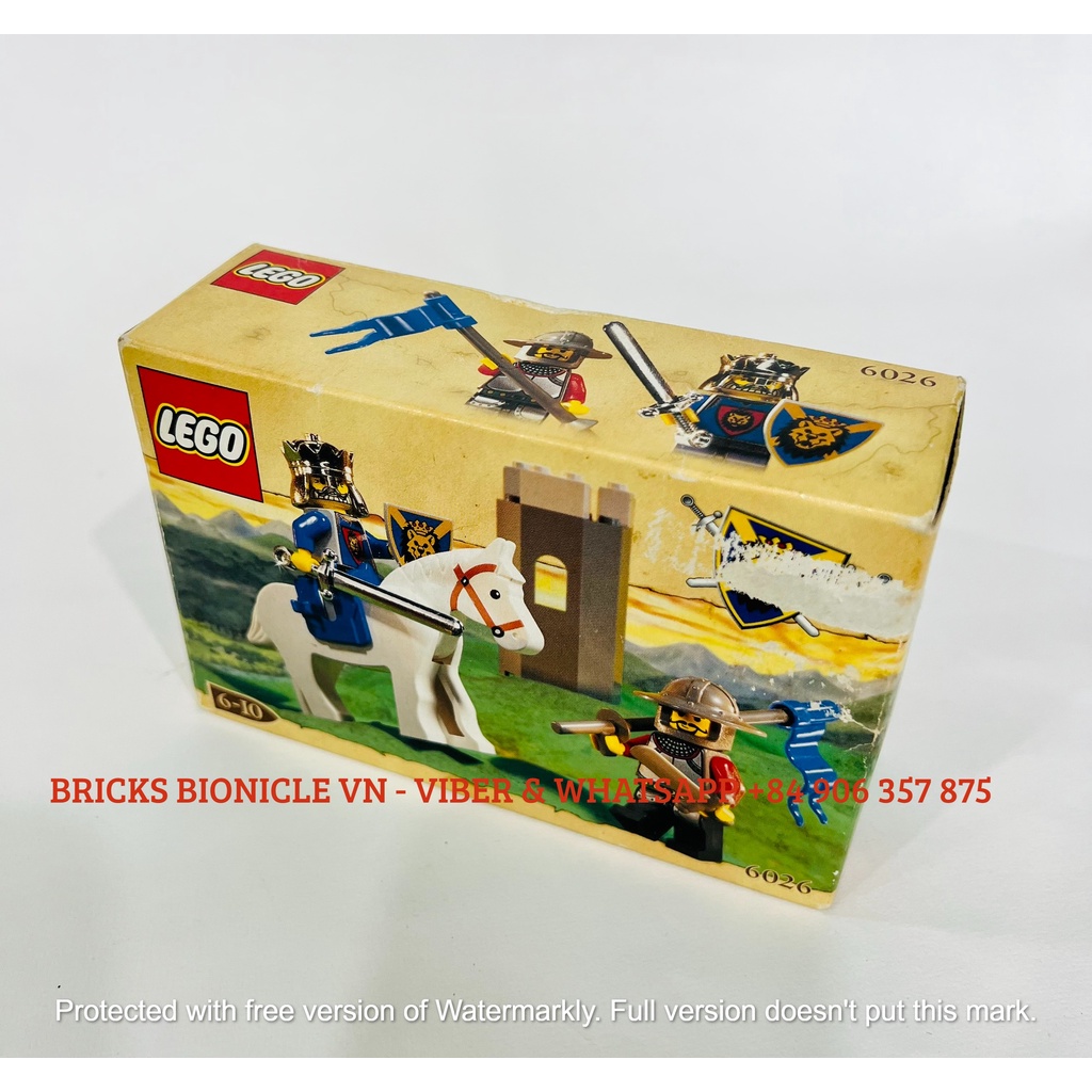 LEGO CASTLE SYSTEM - ĐỒ CHƠI XẾP HÌNH LEGO LÂU ĐÀI TRUNG CỔ - 6026 - KING LEO - NHÀ VUA LEO