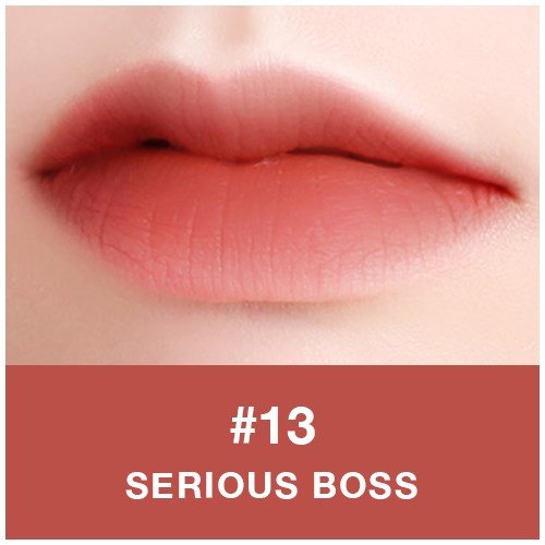 Son kem lì Bbia Last Velvet Lip Tint Màu 13 Serious Boss (Cam Đất) Chính hãng