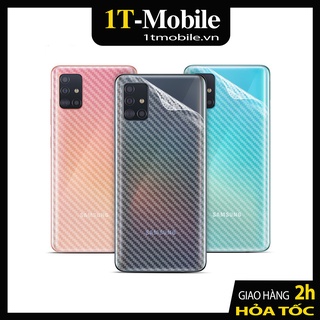[Samsung] Miếng dán sợi carbon chống trầy mặt lưng cho Samsung Galaxy A12/A21/A32/A50/A30s/A51/A71/A52/A72/M51/M62