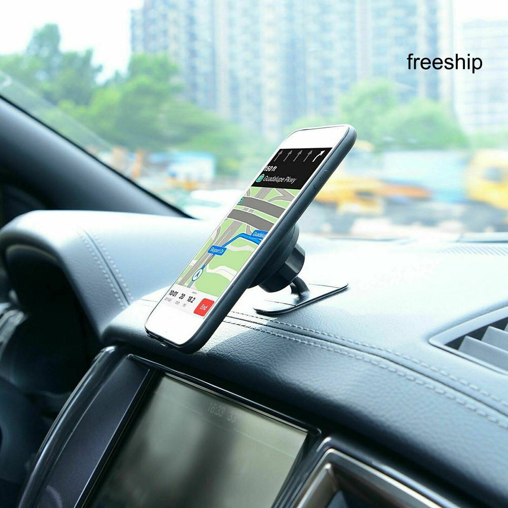 Giá Đỡ Điện Thoại Từ Tính Xoay 360 Độ Trên Xe Hơi Tiện Dụng