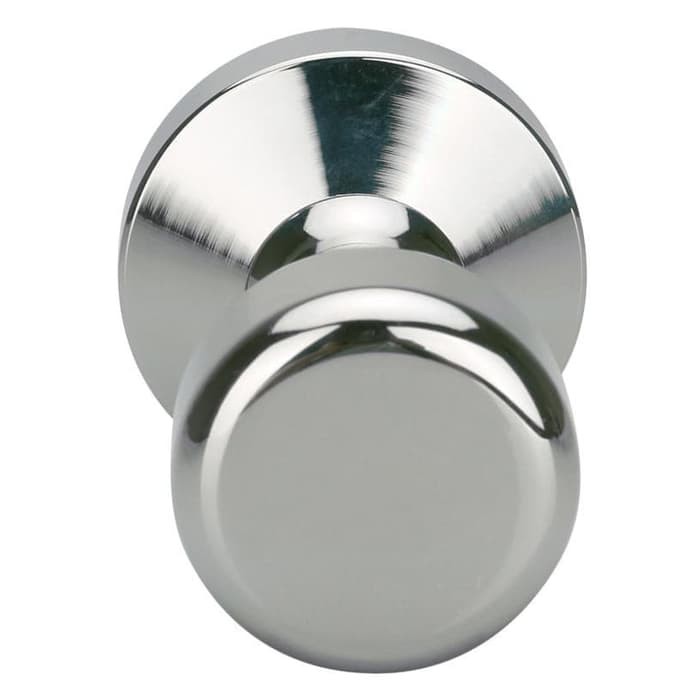 Espresso Tamper Flat Stainless Steel Chrome Plated 51 mm Silver