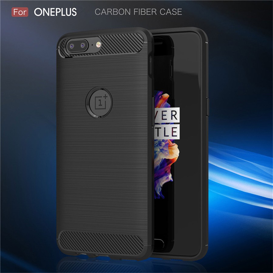 Ôp Điện Thoại Silicon Họa Tiết Sợi carbon Sang Trọng Cho oneplus 9 pro 5 5t 6 6t one plus Vỏ