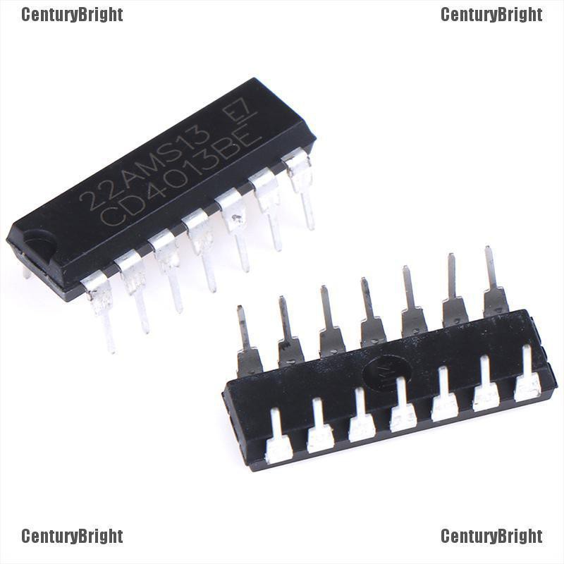 Bộ 10 Chip Ic Cd4013be Cd4013 Dual-type Ic Dip-14 | WebRaoVat - webraovat.net.vn