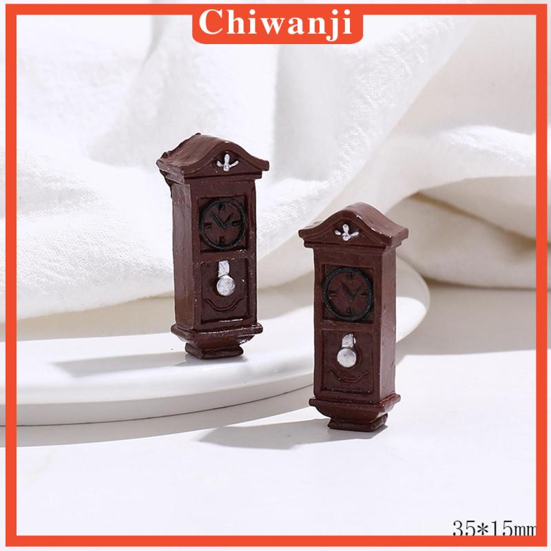 [Chiwanji] Đồng Hồ Mini Cho Nhà Búp Bê Diorama