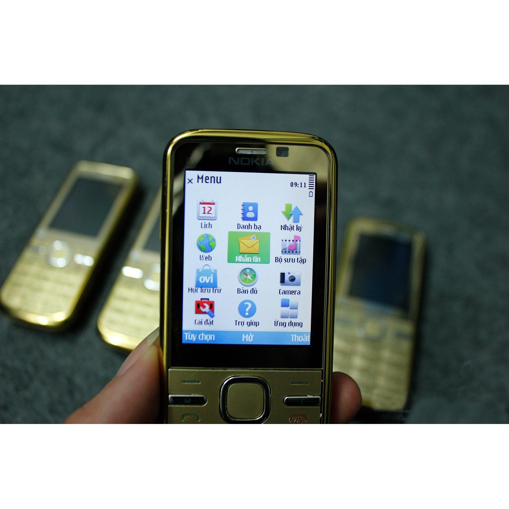 Điện thoại NOKIA C5 00 GOLD [PK PIN+SẠC BH 6T