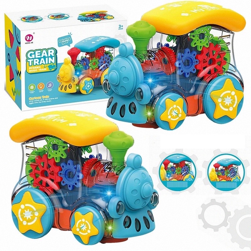 Tàu lửa dùng pin phát sáng dạng trong suốt