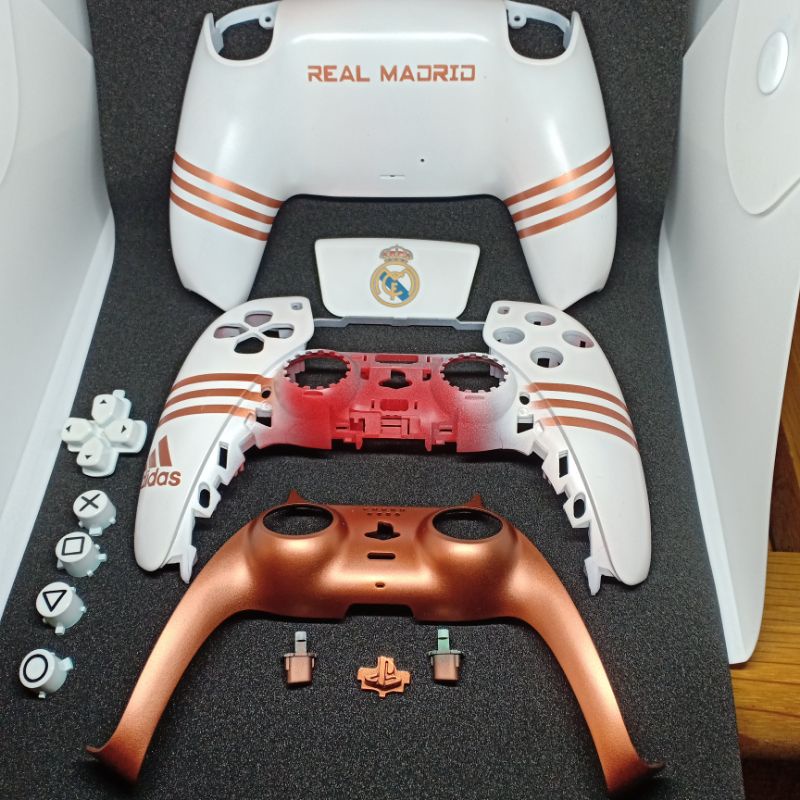 [PS5] Vỏ tay bấm đã mod sẵn chủ đề Real Madrid