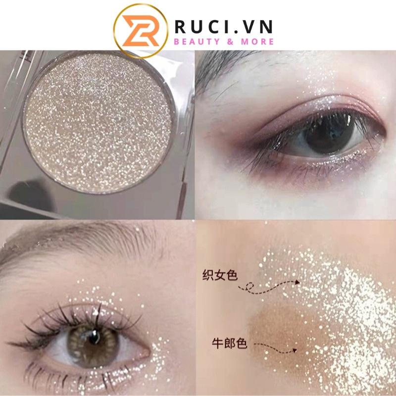 Phấn Mắt Màu Sắc Long Lanh Ánh Kim Tuyến Dành Cho Nữ PM 143