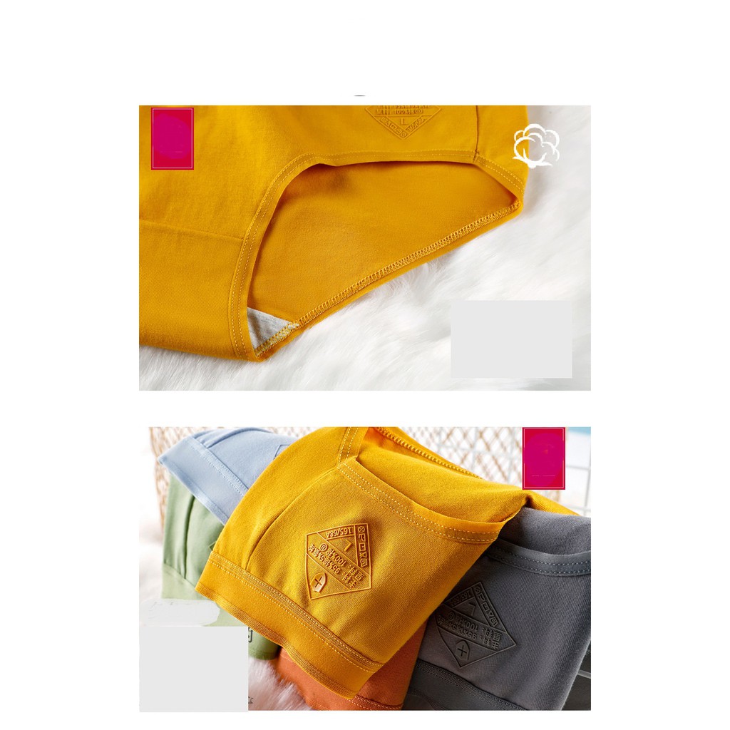 [Mã 12FASHIONSALE1 giảm 10K đơn 50K]Quần Lót Cotton Cao Cấp Xuất Nhật, mềm mại kháng khuẩn - Được chọn màu | BigBuy360 - bigbuy360.vn