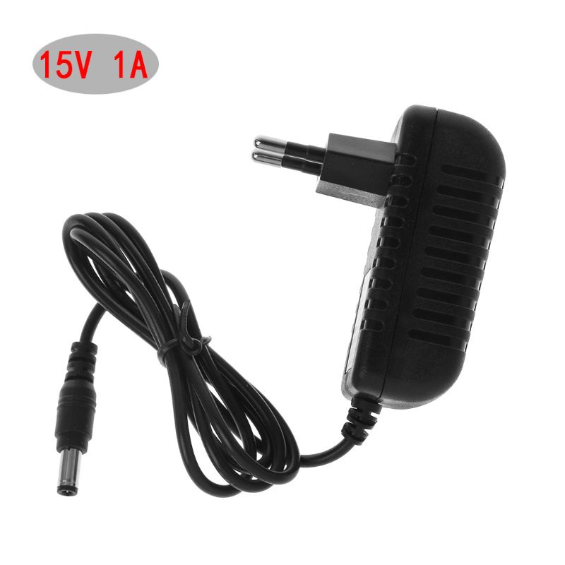 Bộ Chuyển Đổi Nguồn Điện AC DC 15V 1A Với Phích Cắm 5.5x2.5mm