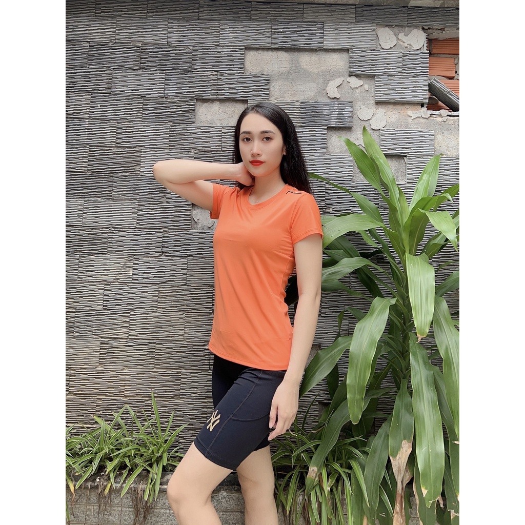 [ FREE SHIP ] Áo Thun Tập Gym Yoga Nữ Thể Thao 4 Chiều