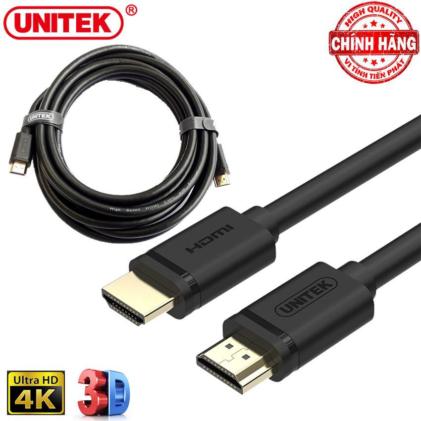 [Mã ELHACE giảm 4% đơn 300K] Cáp HDMI 4K Ultra HD và 3D Unitek Y-C140M dài 5m