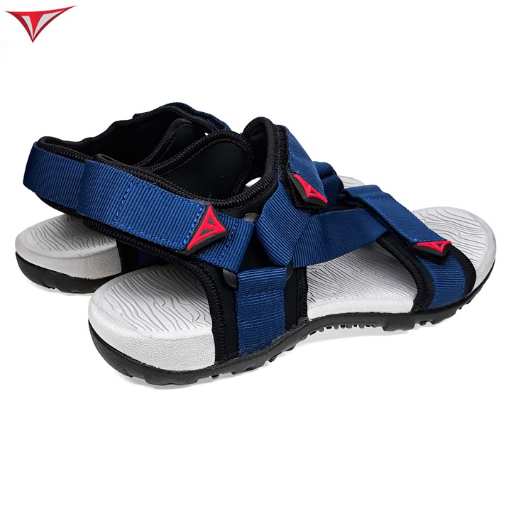 [Fullbox] Giày Sandal Việt Thủy Hai Quai Chéo Nam Nữ Xanh Dương - VT017