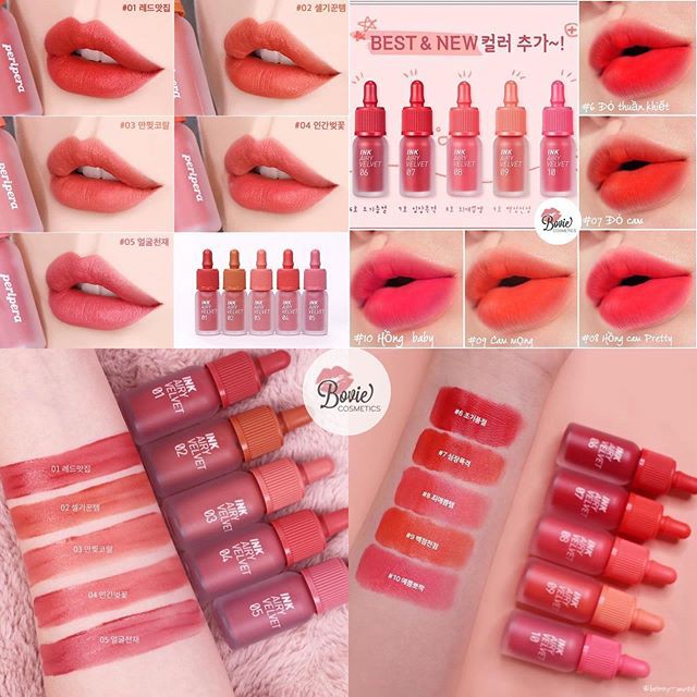 [INK AIRY] Son Peripera Ink Airy Velvet Lip Tint Mới