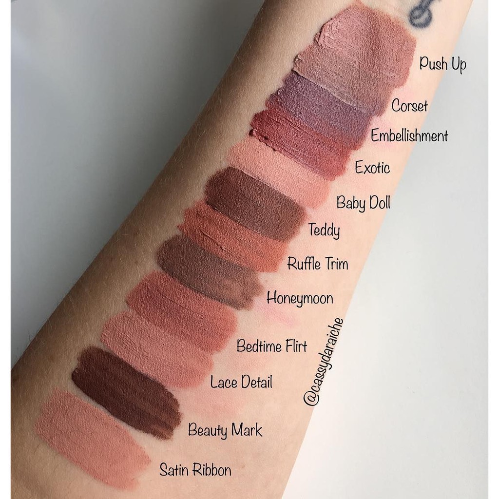 [Hot]Son kem lì chính hãng NYX Lingerie Liquid Matte Lipstick nhiều màuCòn hàng