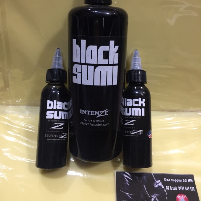 Mực xăm hình Black sumi 60ml