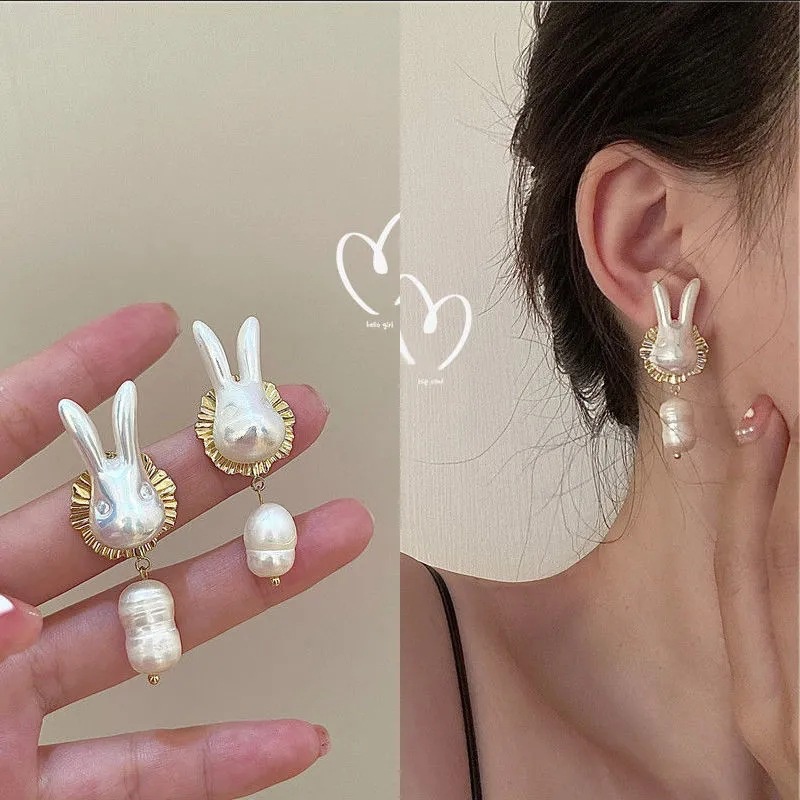 MANYUE Bông tai mạ bạc 925 nhiều kiểu dáng tùy chọn đơn giản thời trang phong cách Hàn Quốc cho nữ