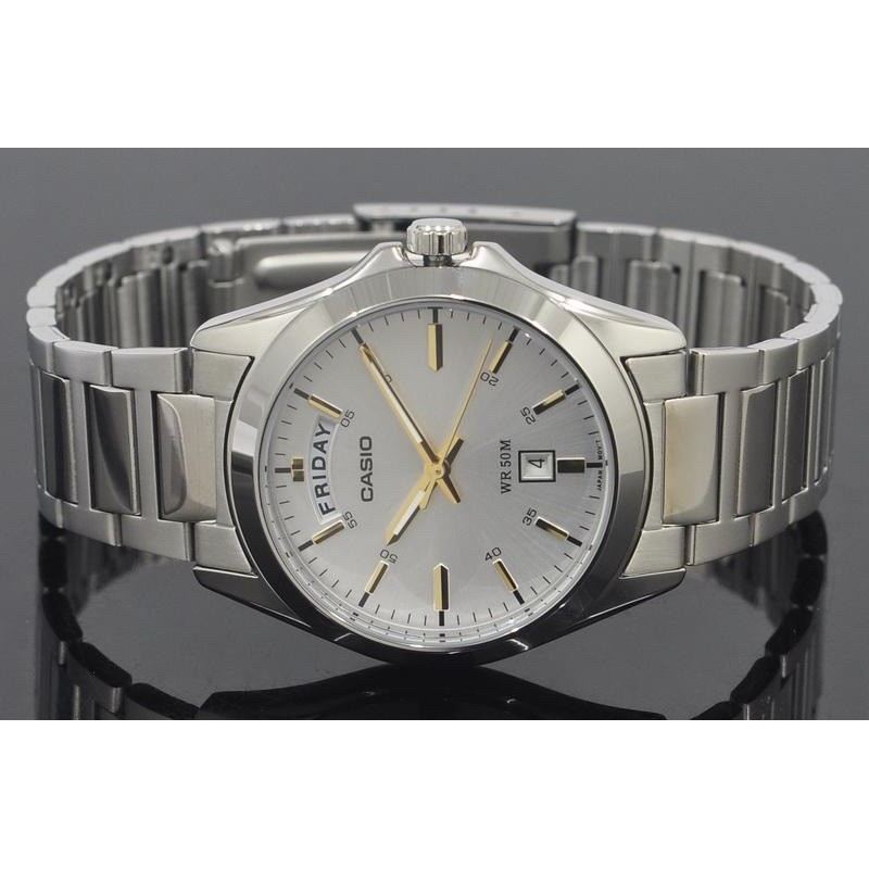 Đồng hồ nam dây kim loại Casio chính hãng Anh Khuê MTP-1370D-7A2VDF