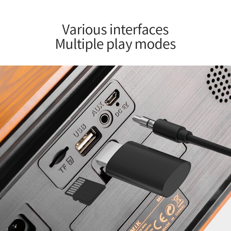 Radio FM Ba Băng Tần Thiết Kế Cổ Điển Cổng USB Thẻ Nhớ / Audio Thiết Kế Mới