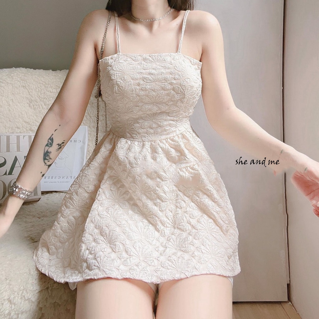 (Hàng Có Sẵn)Sét Áo BabyDoll Hai Dây Đũi Xốp Có Mút Ngực Kèm Quần Short Cực Đẹp (Ảnh thật ở cuối)