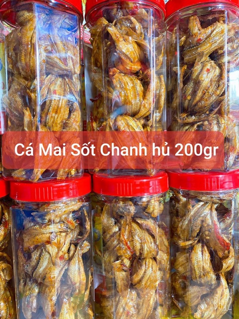 Cá Mai Sốt Chanh ( ăn liền ) là món ăn yêu thích của shop Đặc Sản Biển Phan Thiết NGỌC DŨNG; Hộp 200 gram. HSD 12 tháng