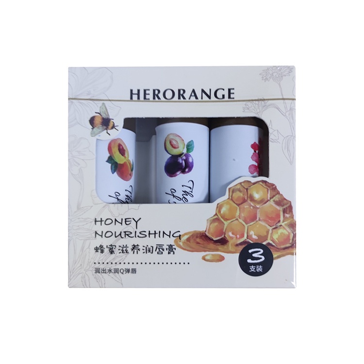 [Hàng mới về] Set 3 son môi herorange dưỡng ẩm cấp nước hiệu quả