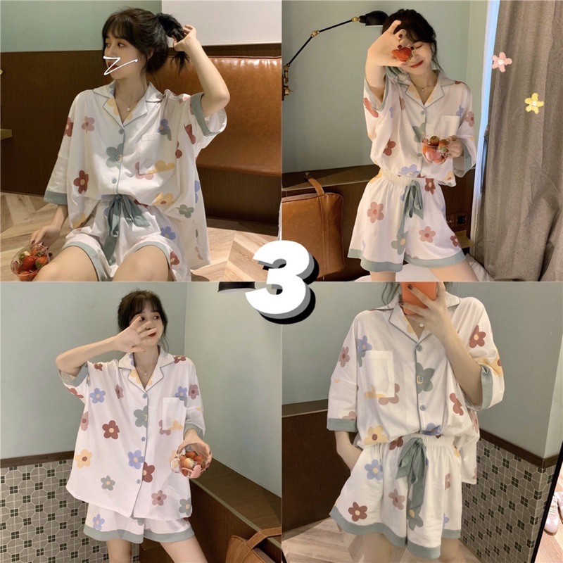 ĐỒ NGỦ PIJAMA COTTON KOREAN CUTE XĨU (SẴN) | BigBuy360 - bigbuy360.vn