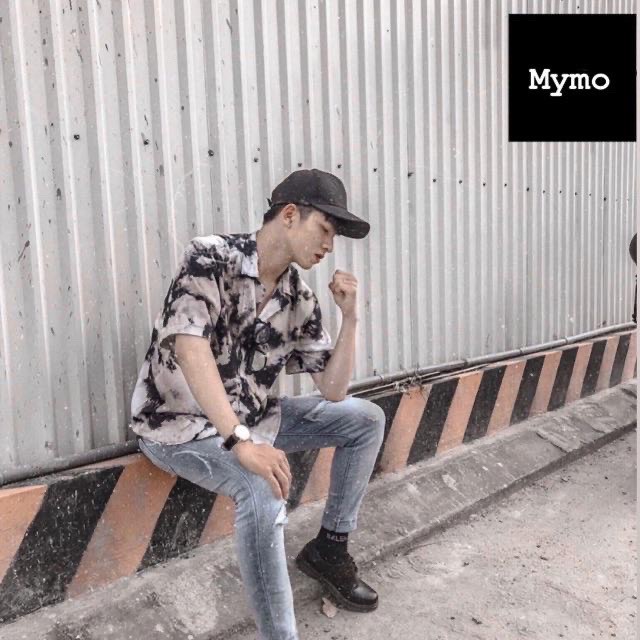 Áo Sơmi HOẠT TIẾT MÂY CLOUDY | Sơ Mi Lụa Mềm CNK 100% [40-100KG] | BigBuy360 - bigbuy360.vn