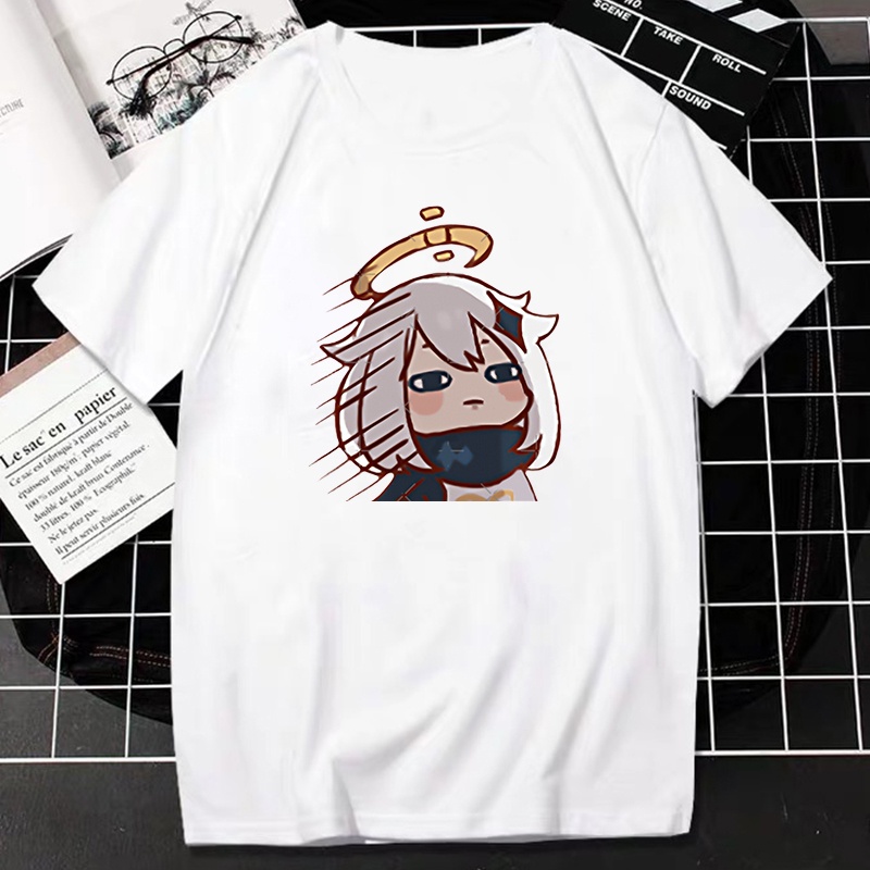 Áo Thun In Hình Game Genshin Impact Mẫu áo in hình nhân vật chibi
