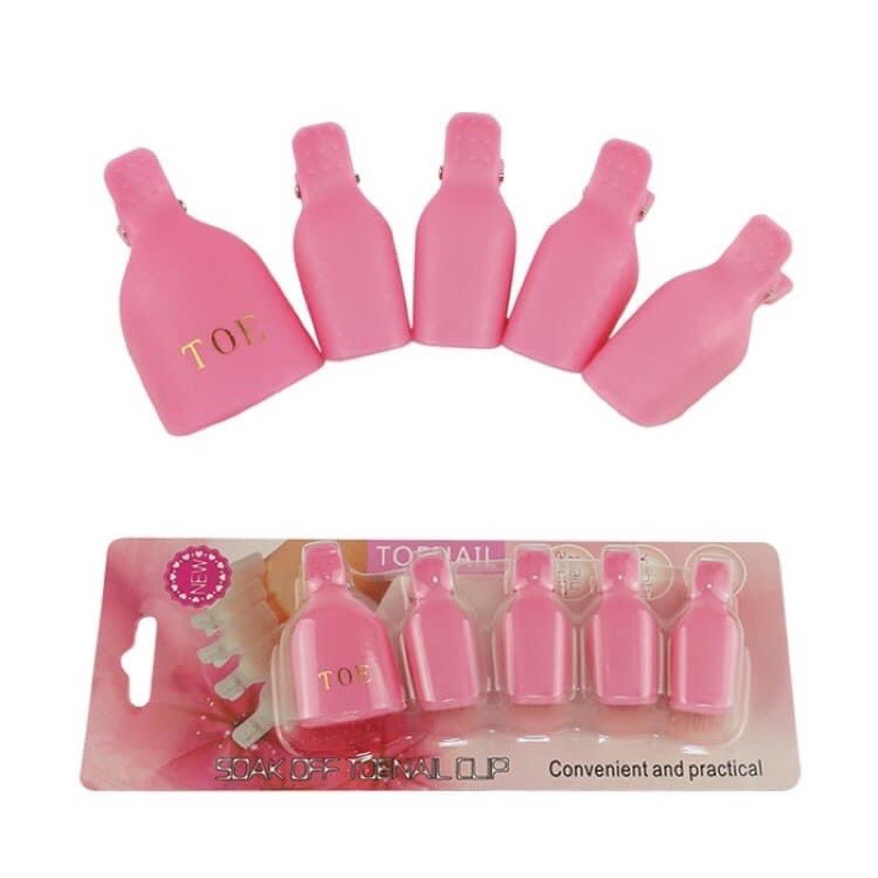 kẹp ủ phá gel chân ( 5 ngón / set)