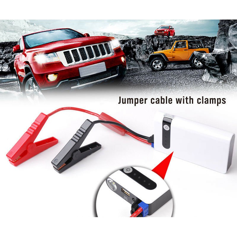 Kích Nổ Ô Tô Pin 12000mAh Chính Hãng Kích Được 30 lần Sạc Đầy 5 Tiếng Đèn Soi Và Sạc Dự Phòng