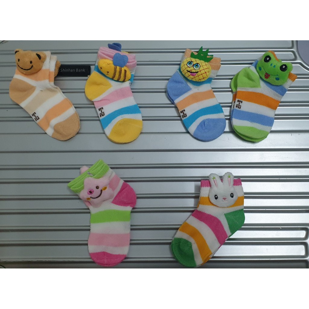 Tất vớ len cao cổ cao hình thú xuất Hàn cho bé từ 0-6 tháng