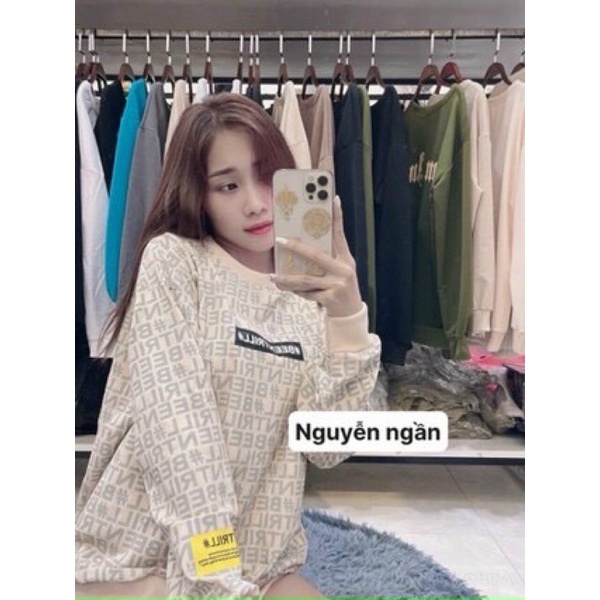 [ Hàng Chuẩn ] Áo Nỉ Sweater form rộng dài tay freesize 40kg_65kg siêu hot đẹp xuất sắc ( kèm ảnh thật) | BigBuy360 - bigbuy360.vn