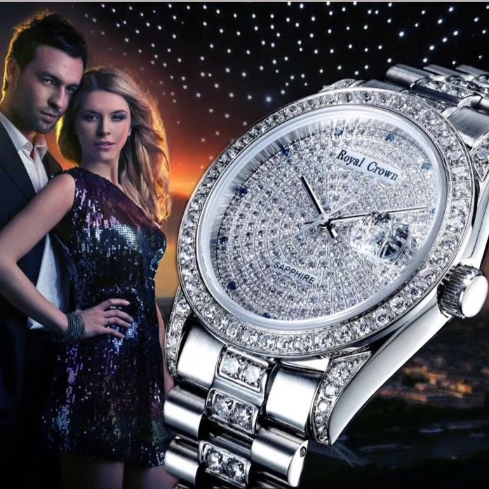 Đồng Hồ Nữ Chính Hãng Royal Crown 3594DM-1 Diamond