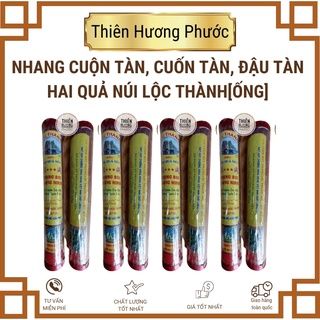 Nhang trầm Bắc cuốn tàn Hai Quả Núi 30cm ống 200 cây mùi thơm êm dịu,ít khói
