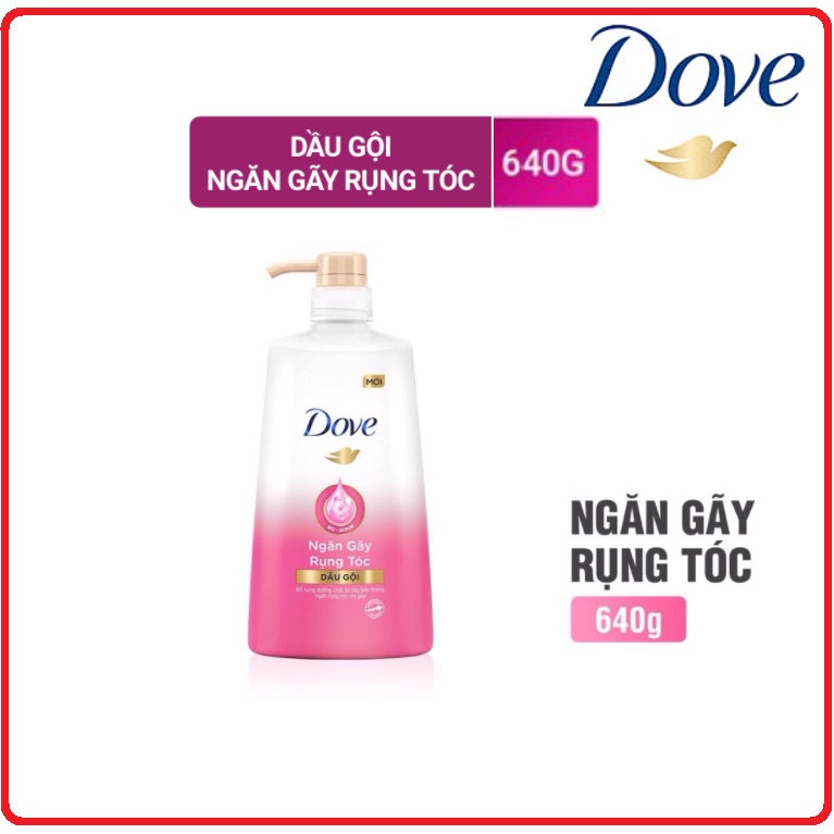 Dầu Gội DOVE Chai 640g ( Diện Mạo Mới )