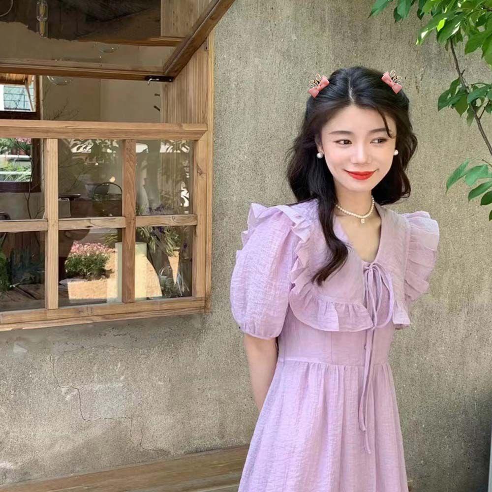 Kẹp Tóc Mini Đính Nơ Tai Thỏ MOCHO Thời Trang Cho Nữ|Kẹp Tóc Công Chúa Lấp Lánh