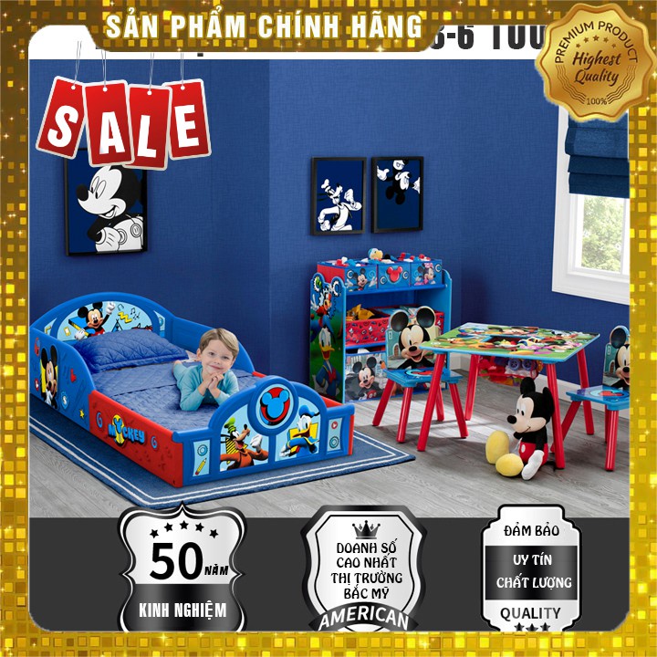 (Tặng kèm đệm 600k) GIƯỜNG NGỦ CHO BÉ - in hình oto người nhện công chúa dễ thương,hàng nhập khẩu chính hãng