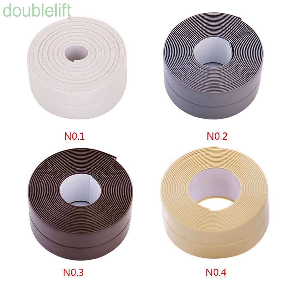 Băng keo dán viền bồn rửa mặt chống bụi chống thấm nước màu trắng