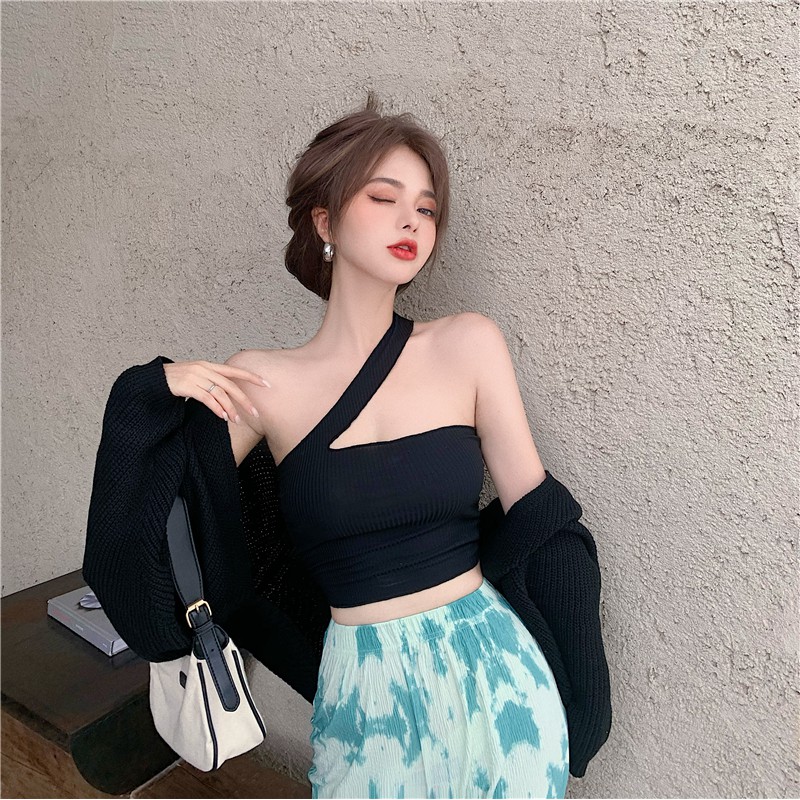 Áo ống dệt kim kiểu dáng quyến rũ thời trang dành cho nữ | BigBuy360 - bigbuy360.vn