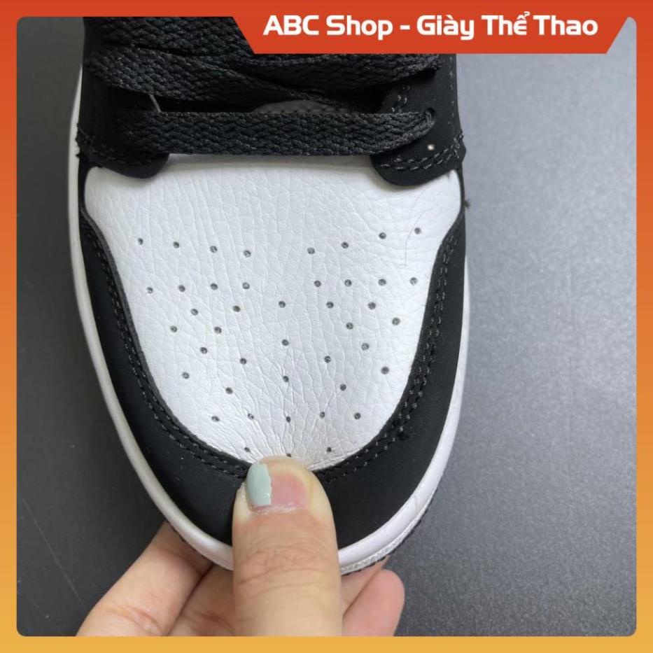 [FreeShip+ Hàng cao cấp] Giày jd1 Đen Trắng Thấp cổ, Giày Sneaker Jd1 Panda Trắng Đen low