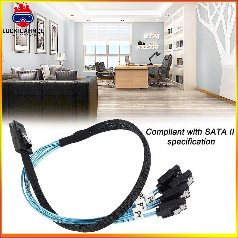 Dây Cáp Chuyển Đổi Sas 4i Sff-8087 36p 36-pin Sang 4 Sata 7 Chấu 0.5m | BigBuy360 - bigbuy360.vn