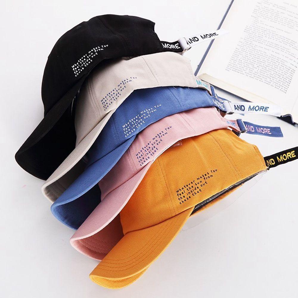 Mũ Lưỡi Trai Chất Liệu Cotton Thiết Kế Đơn Giản Phong Cách Hàn Quốc Thời Trang Unisex