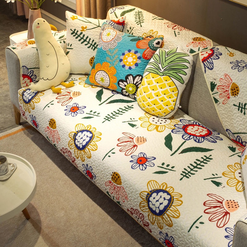 Vỏ Bọc Đệm Ghế Sofa Bốn Mùa Thông Dụng Thời Trang Đơn Giản Chống Trượt Chống Bụi Hiện Đại