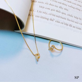 Set chữ bạc ta xi mạ vàng bên ngoài