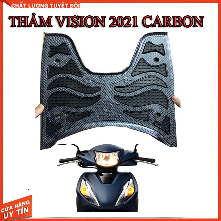 thảm lót sàn để chân vision 2021 carbon artistar chính hãng