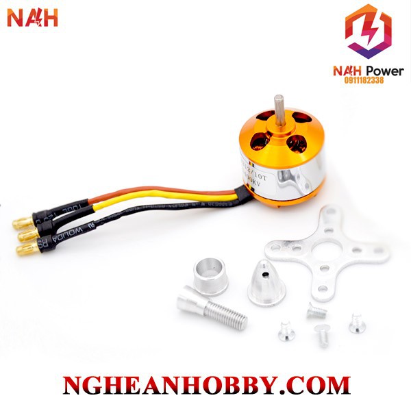 Mô tơ vàng HIMODEL chính hãng A2212 2212 2450KV
