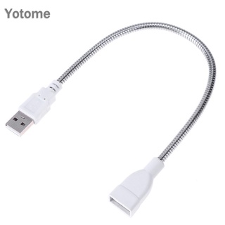 Dây Cáp Nối Dài Chuyển Đổi Đầu Cắm Usb Sang Ổ Cắm Đèn Led Bằng Kim Loại Linh Hoạt