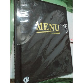 Sổ menu 10 lá khổ bỏ vừa tờ A5 hay nữa tờ a4